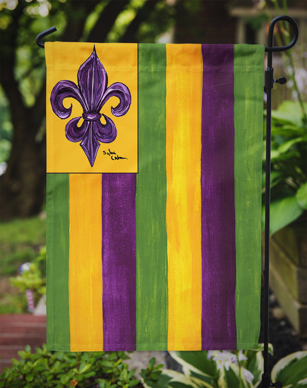 Mardi Gras Garden Flag – Decorative Outdoor Yard Flag 8137GF