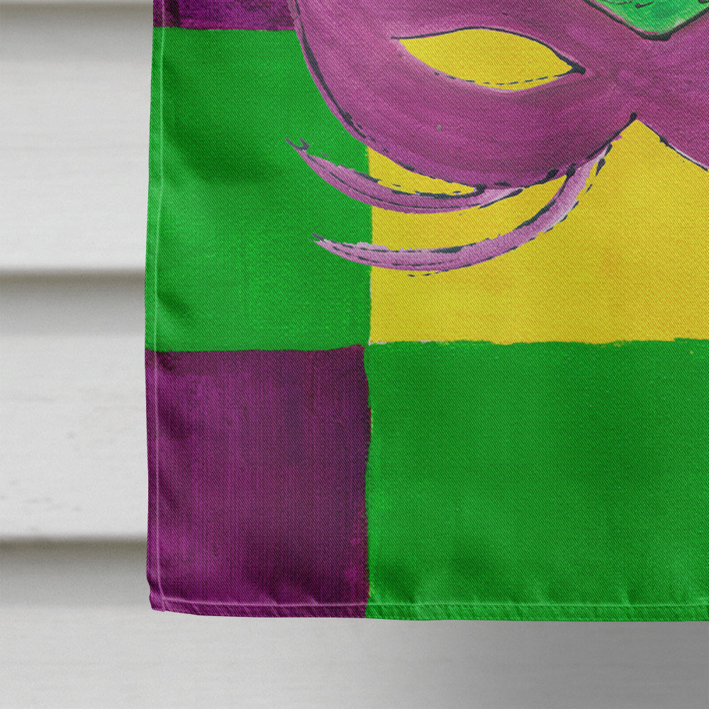 Mardi Gras Flag Canvas House Size 8162CHF