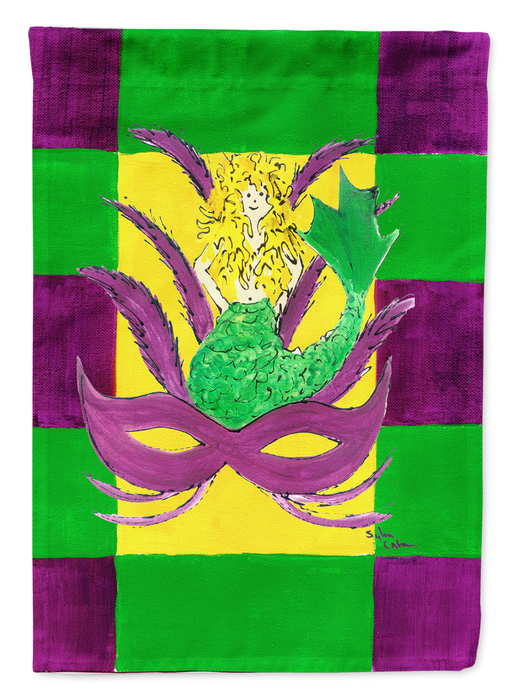 Mardi Gras Garden Flag – Decorative Outdoor Yard Flag 8162GF
