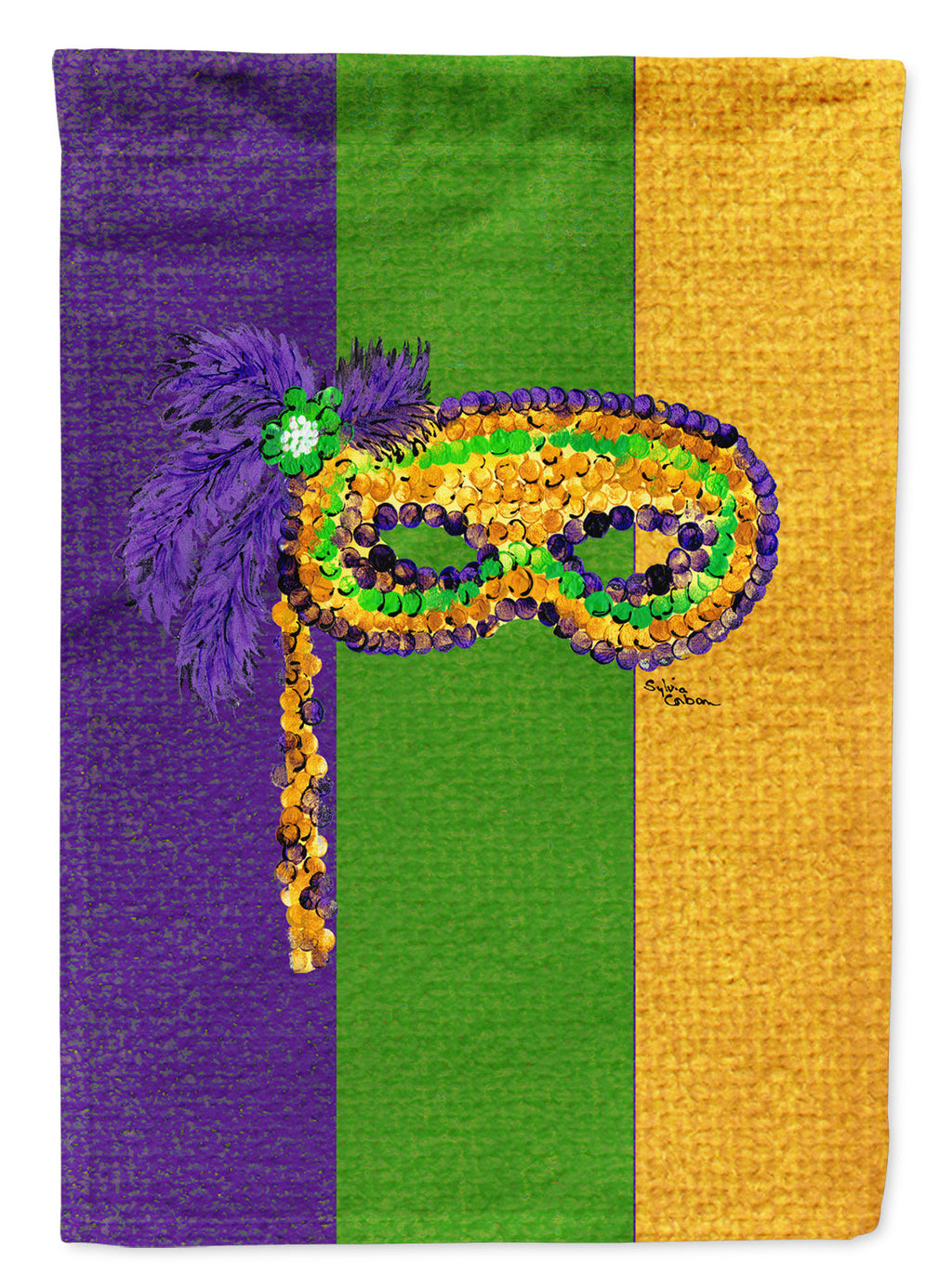 Mardi Gras Mask Garden Flag – Decorative Outdoor Yard Flag 8362GF