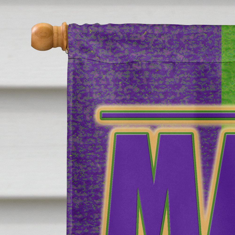 Mardi Gras Flag Canvas House Size