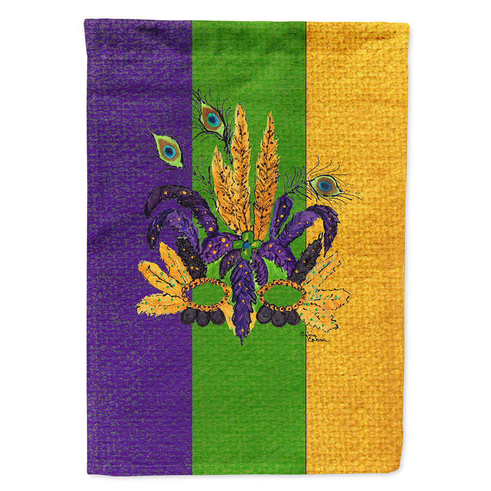 Mardi Gras Mask Flag Canvas House Size
