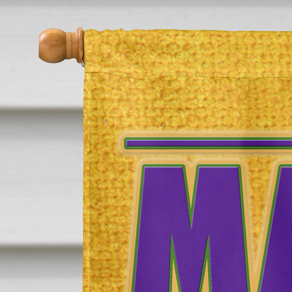 Mardi Gras Flag Canvas House Size