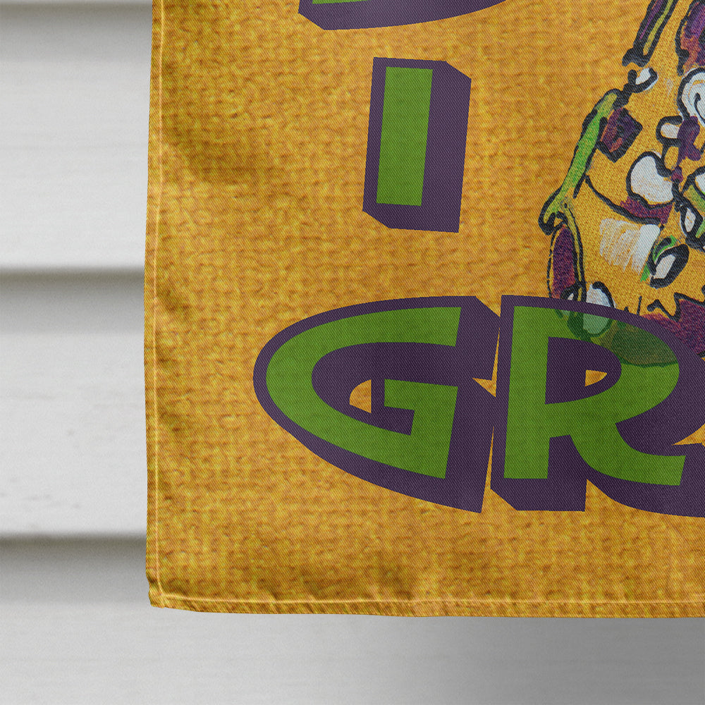 Mardi Gras Flag Canvas House Size