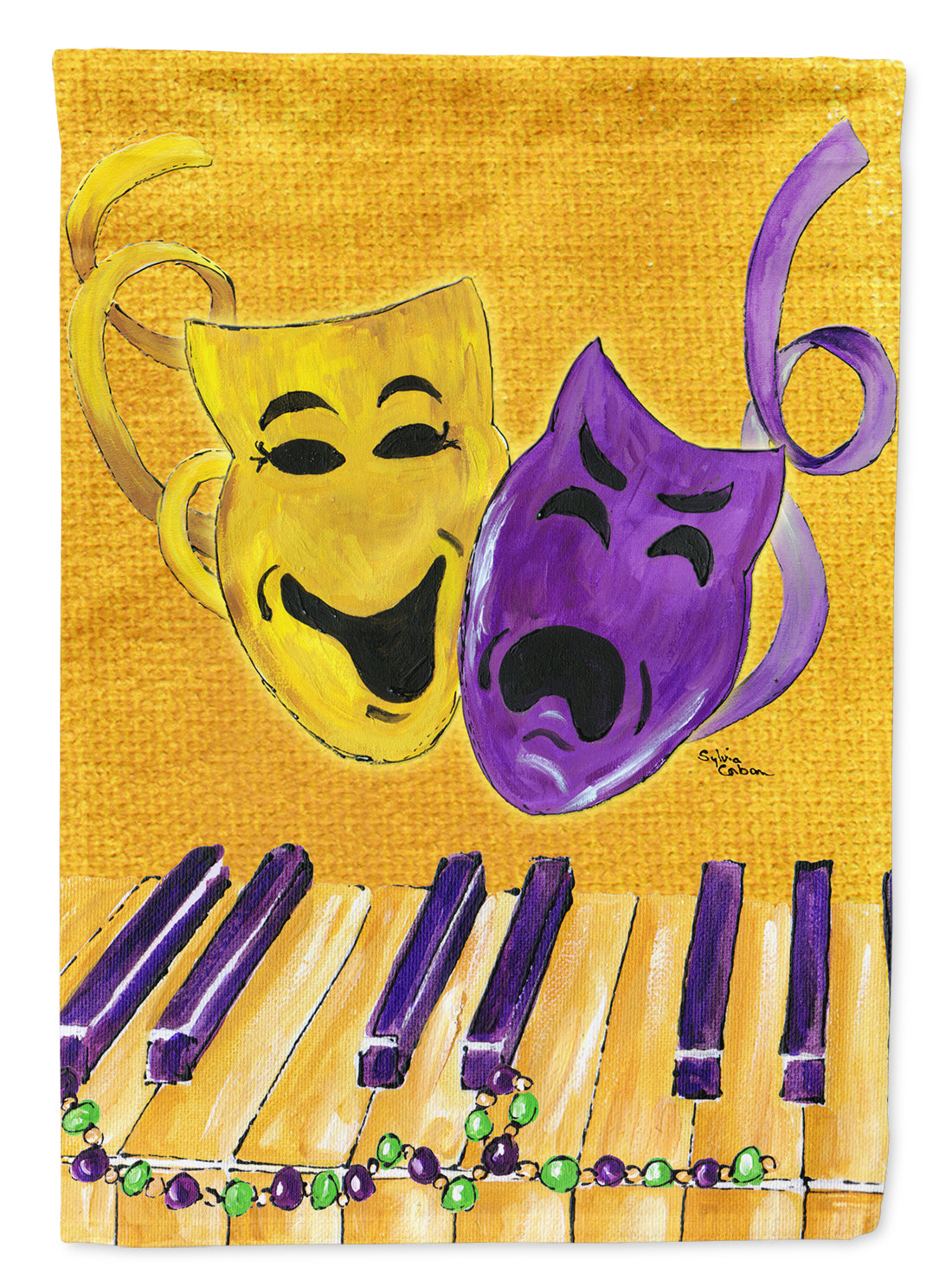 Mardi Gras Garden Flag – Decorative Outdoor Yard Flag