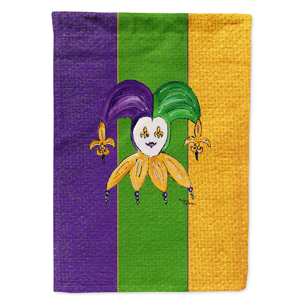 Mardi Gras Flag Canvas House Size