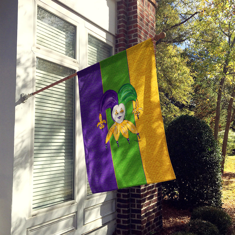 Mardi Gras Flag Canvas House Size