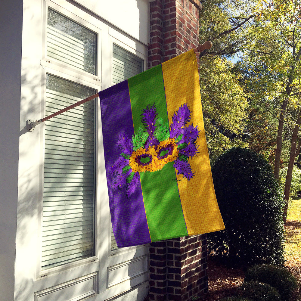 Mardi Gras Flag Canvas House Size