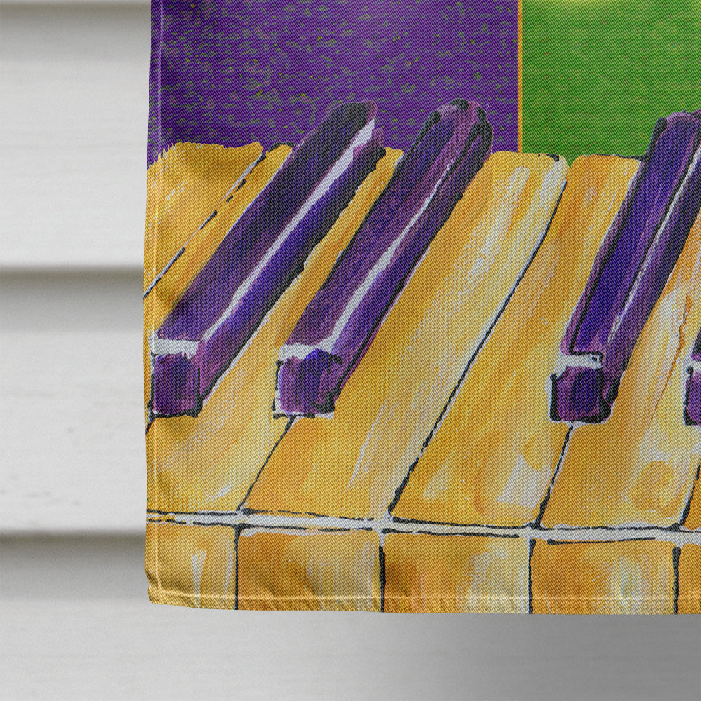 Mardi Gras Flag Canvas House Size