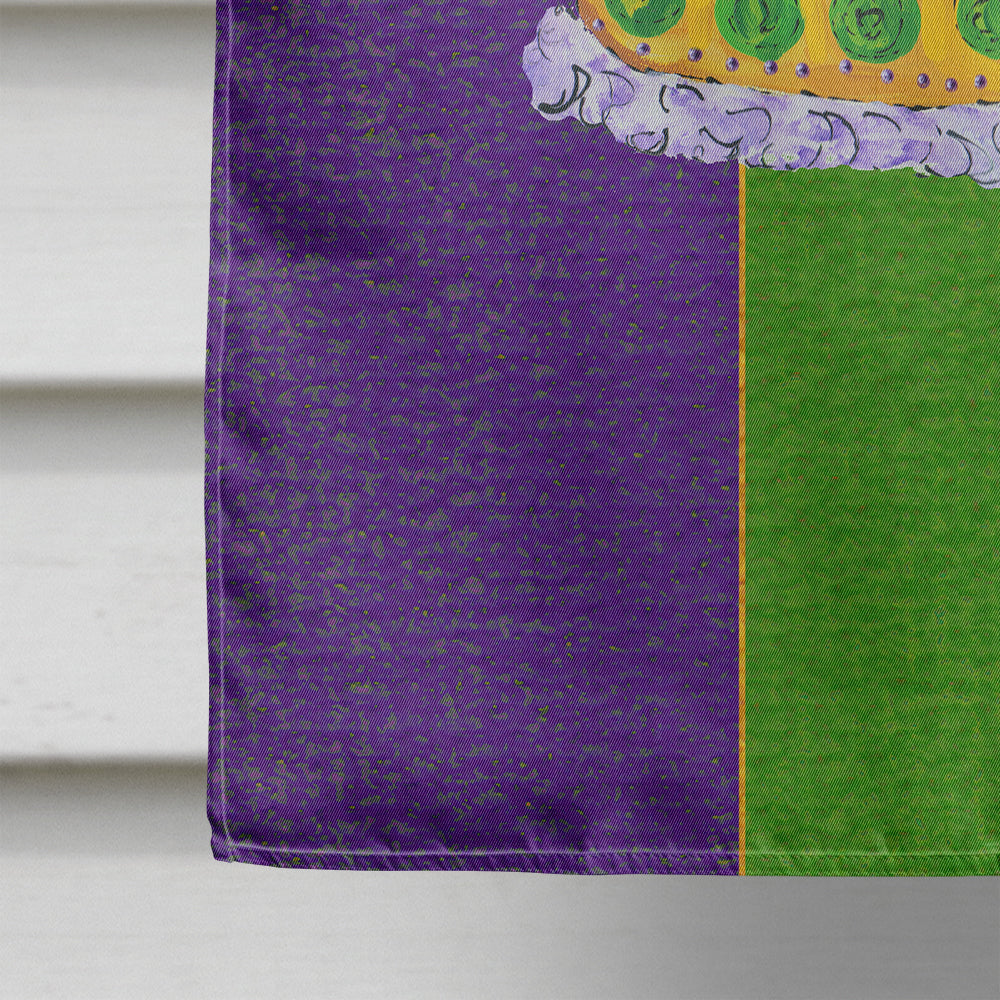 King's Crown Mardi Gras Flag Canvas House Size