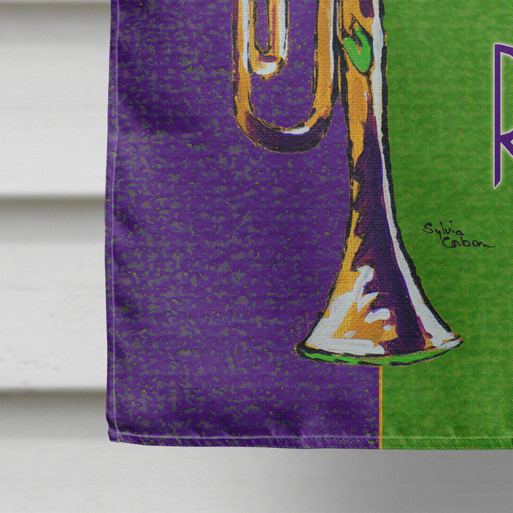 Mardi Gras Flag Canvas House Size