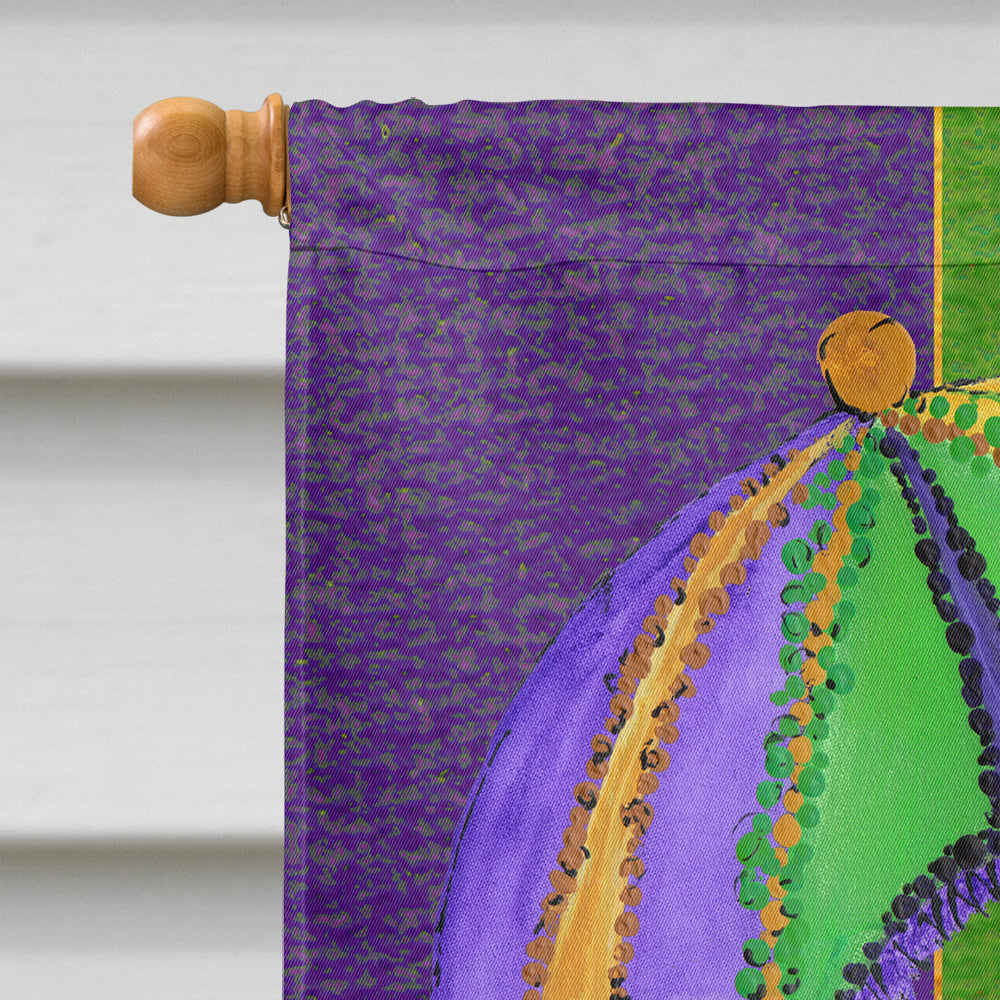 Mardi Gras Flag Canvas House Size