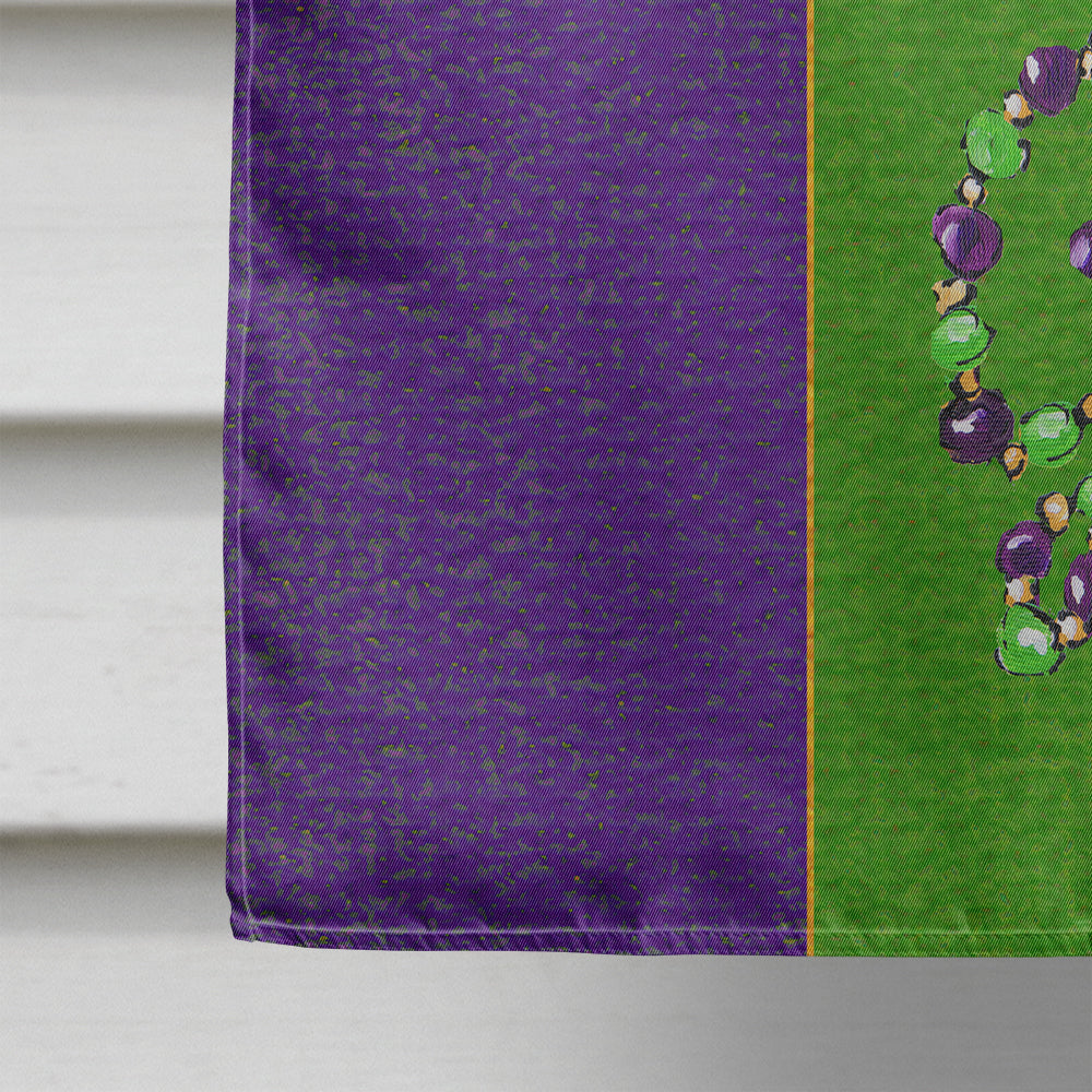Mardi Gras Flag Canvas House Size
