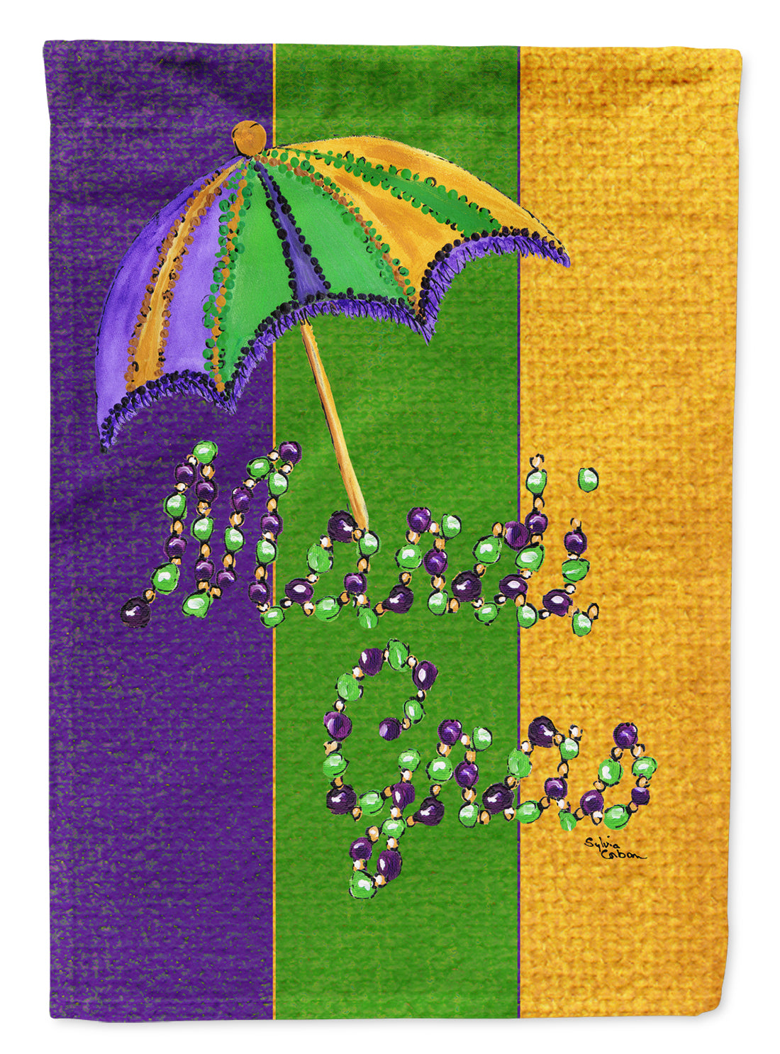 Mardi Gras Garden Flag – Decorative Outdoor Yard Flag