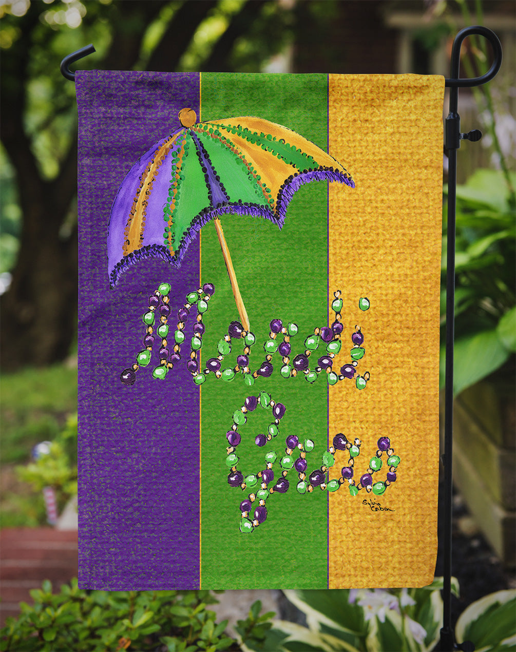 Mardi Gras Garden Flag – Decorative Outdoor Yard Flag 8373GF