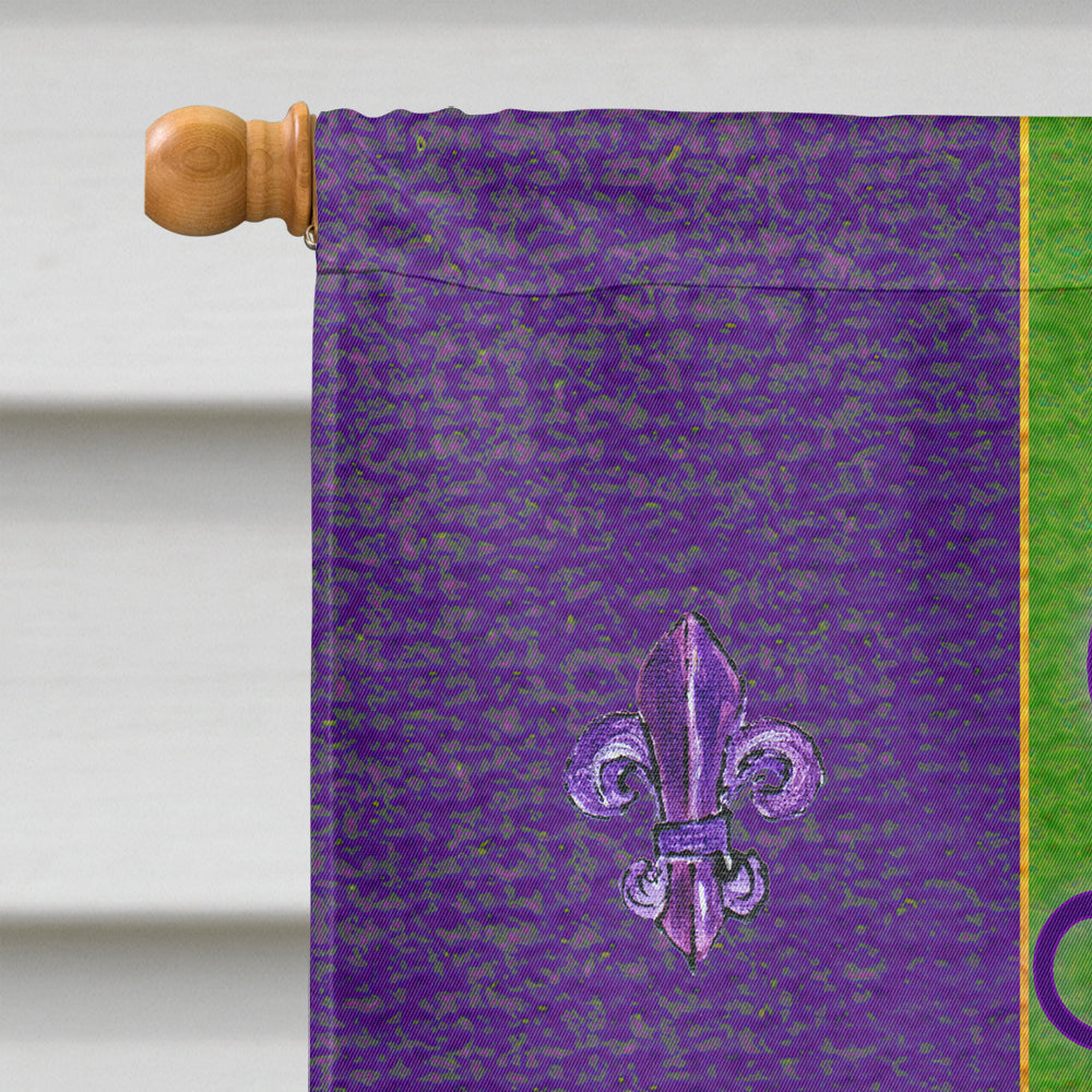Mardi Gras Flag Canvas House Size