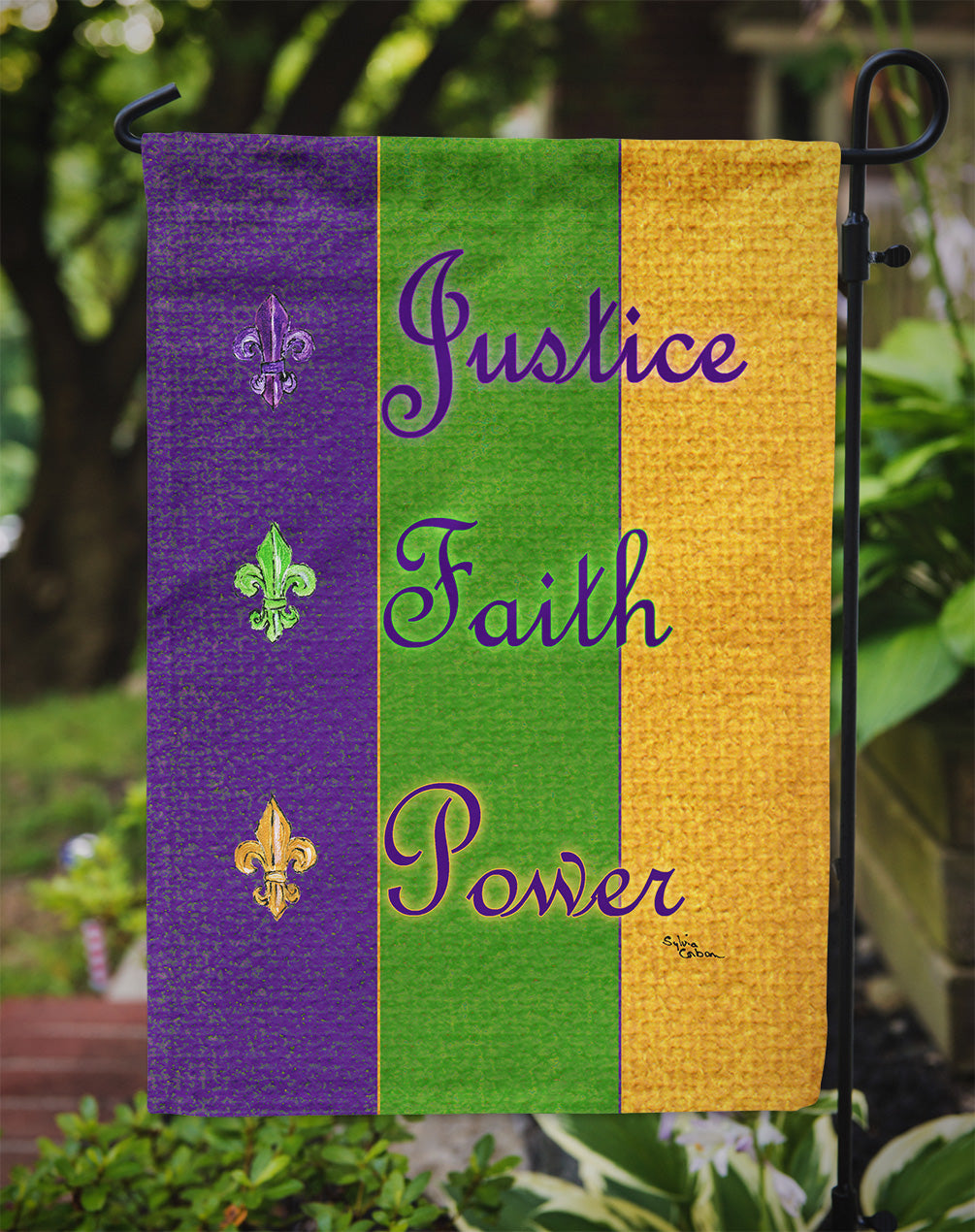 Mardi Gras Garden Flag – Decorative Outdoor Yard Flag