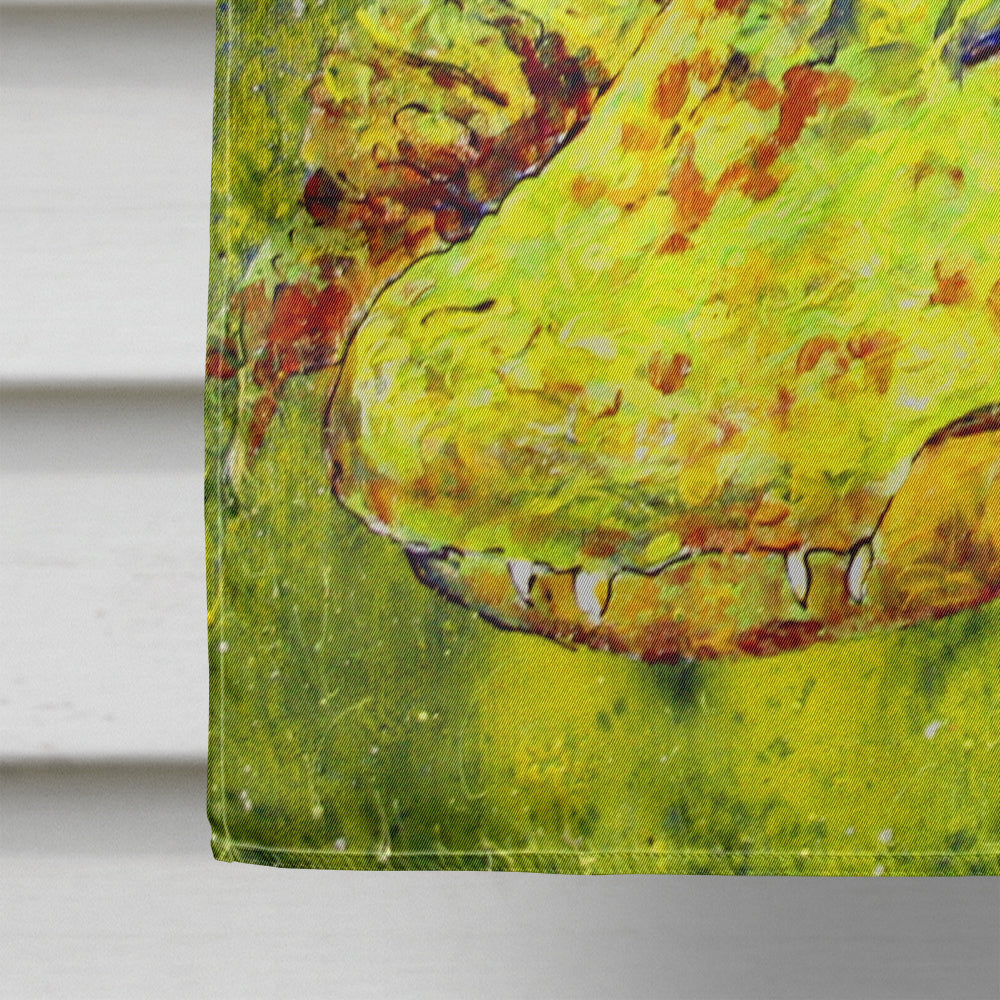 Alligator  Flag Canvas House Size