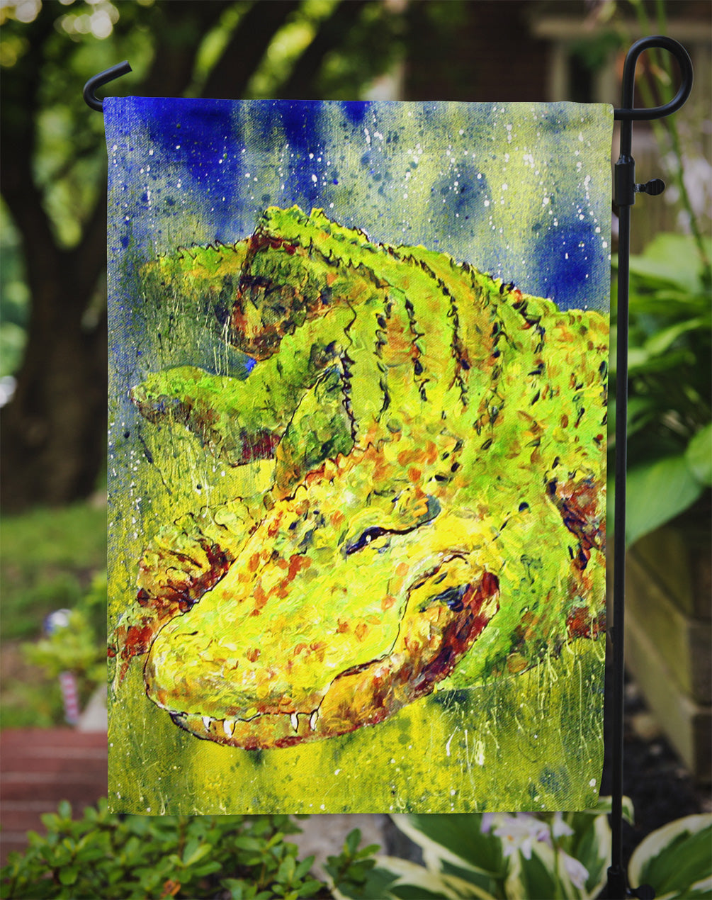 Alligator  Garden Flag – Decorative Outdoor Yard Flag