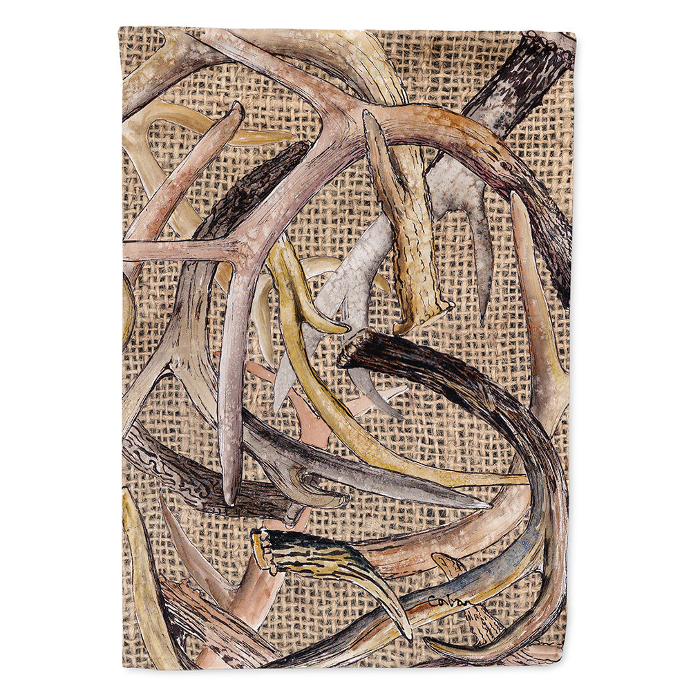Deer Horns  Flag Canvas House Size