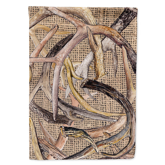 Deer Horns  Flag Canvas House Size