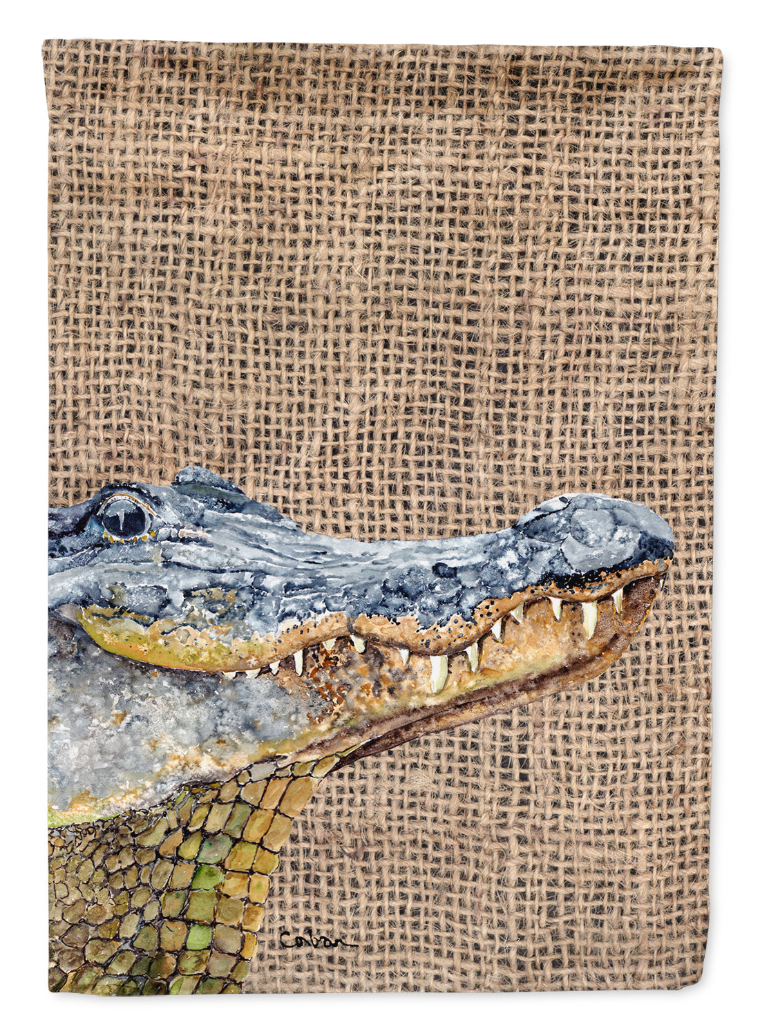 Alligator  Garden Flag – Decorative Outdoor Yard Flag