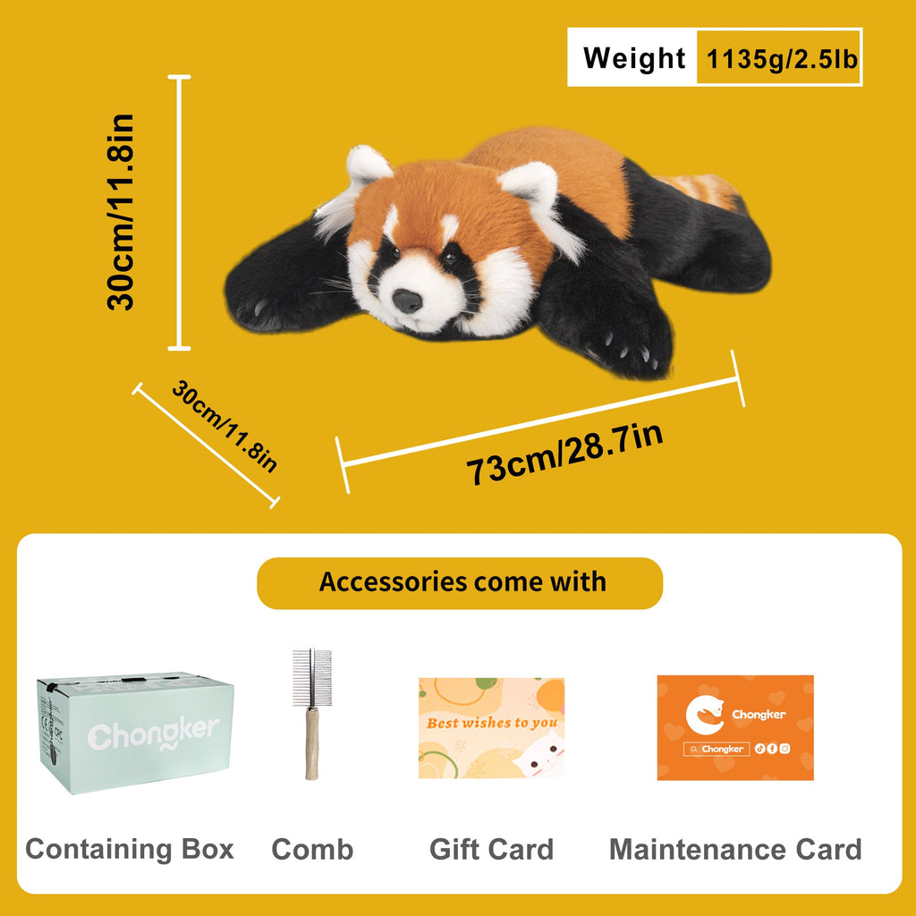 Red Panda Weighted Plush – Snuggle Toy for Stress Relief