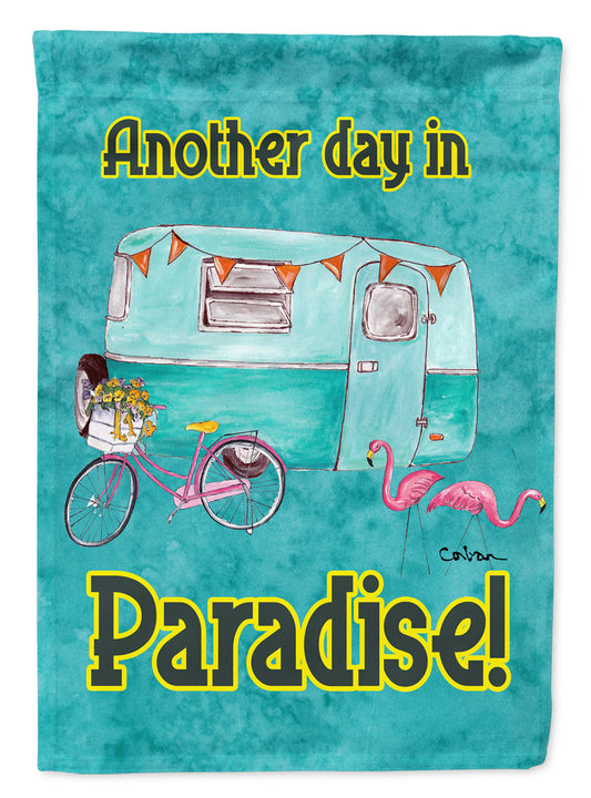 Another Day in Paradise  Garden Flag – Decorative Outdoor Yard Flag