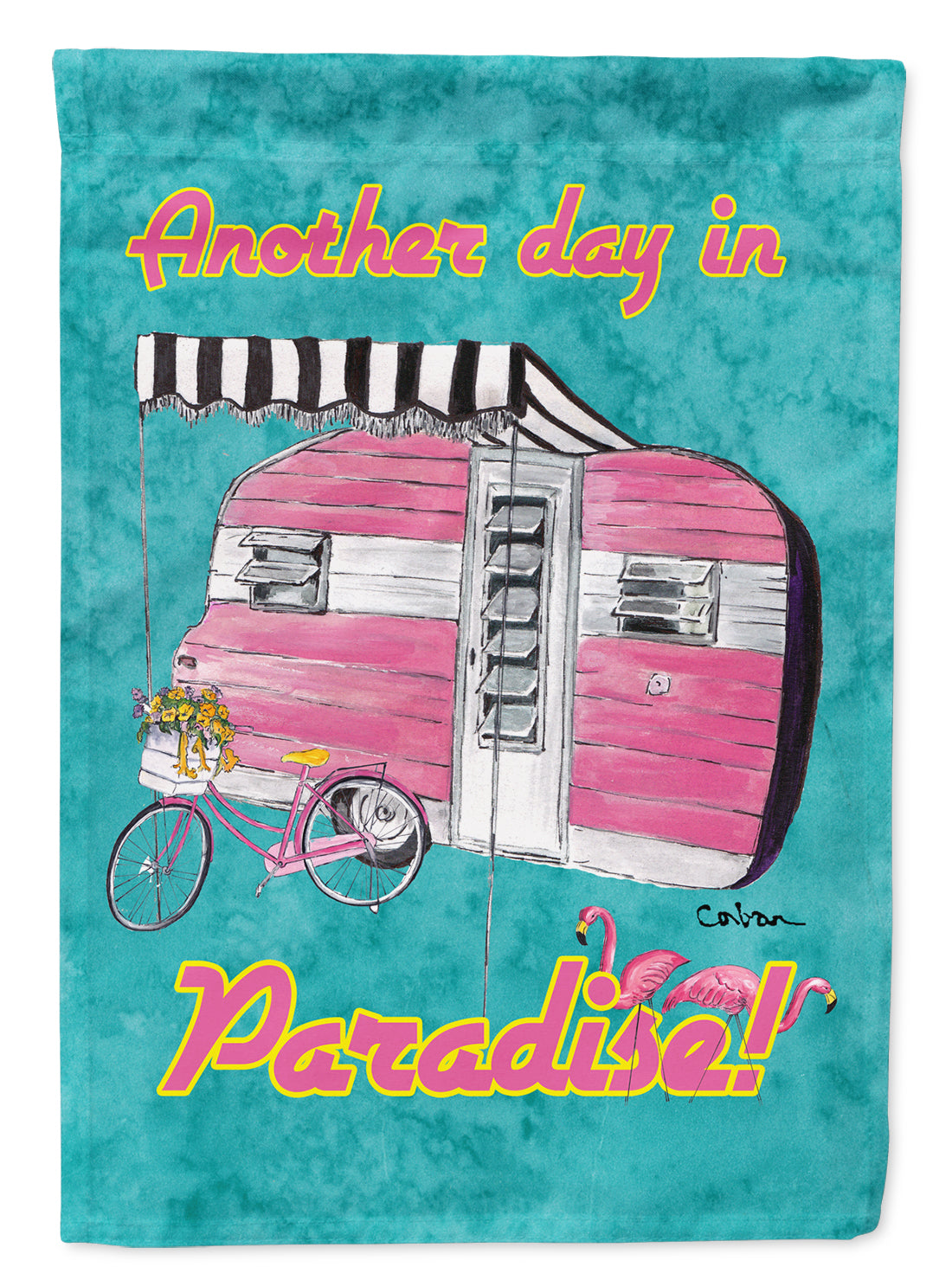 Another Day in Paradise  Garden Flag – Decorative Outdoor Yard Flag