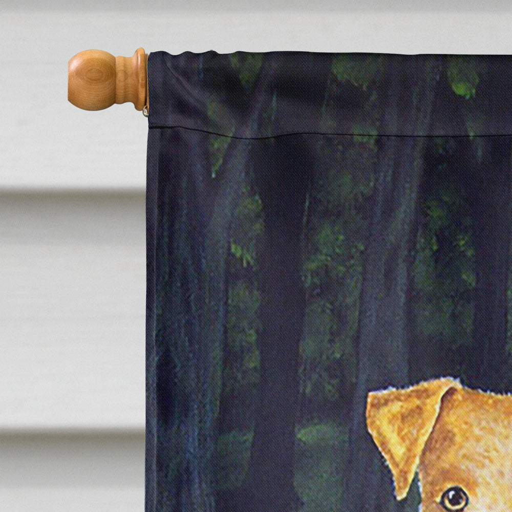 Delta Airedale Terrier Flag Canvas House Size AMB1188CHF