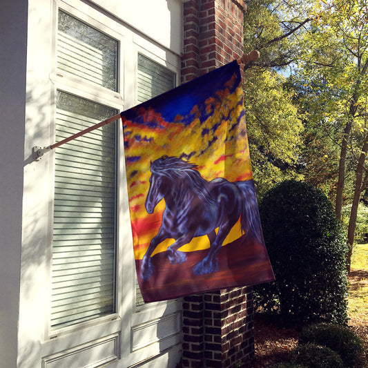 Desert Wind Horse Flag Canvas House Size AMB1241CHF