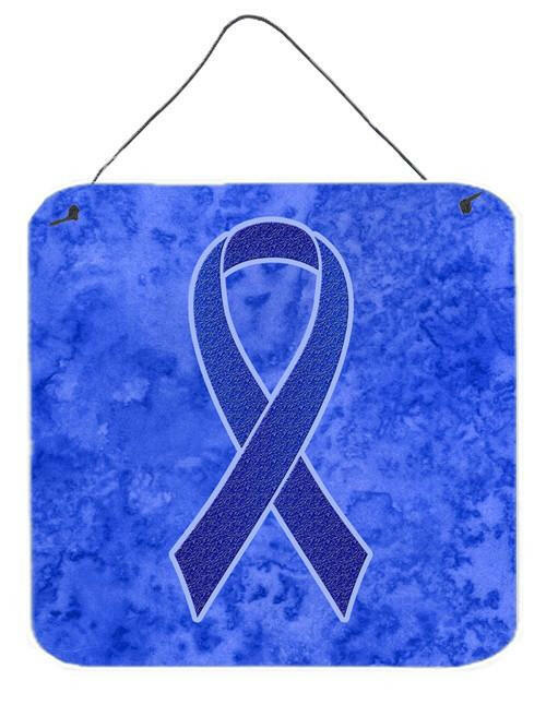 Dark Blue Ribbon for Colon Cancer Awareness Wall or Door Hanging Prints AN1202DS66