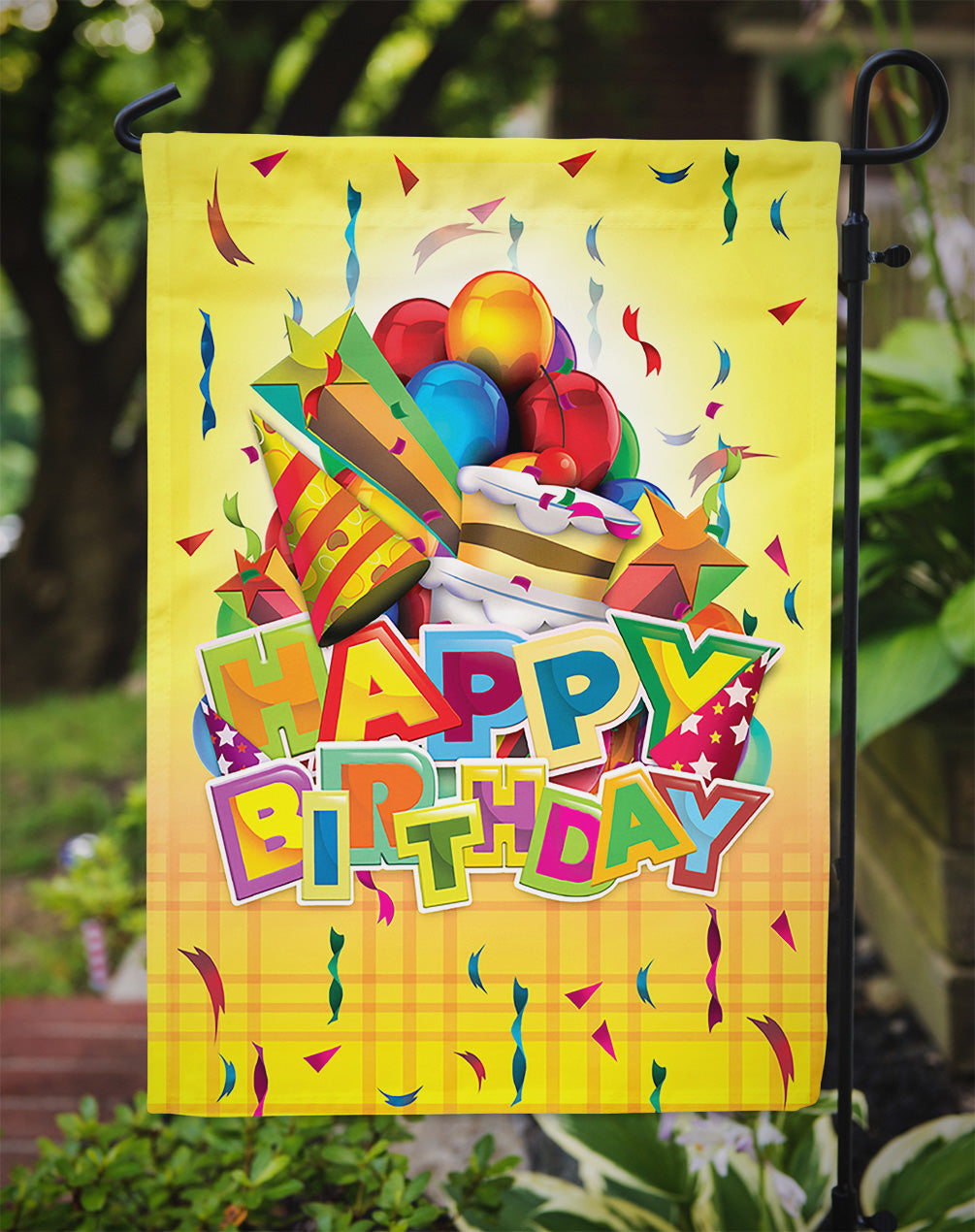 Happy Birthday Party Garden Flag - Outdoor Decorative Yard Flag APH8873GF