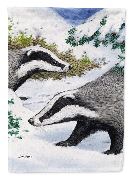 Badgers Look Here Garden Flag – Decorative Outdoor Yard Flag ASA2040GF