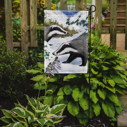 Badgers Look Here Garden Flag – Decorative Outdoor Yard Flag ASA2040GF