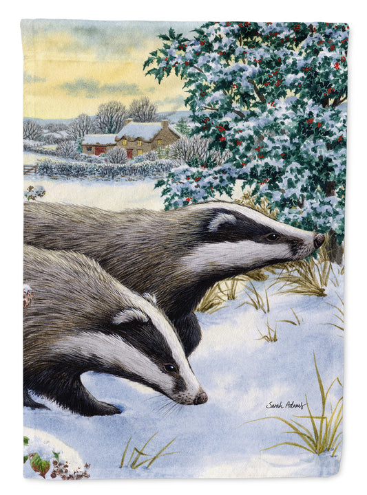Badgers Two of a Kind Garden Flag – Decorative Outdoor Yard Flag ASA2041GF