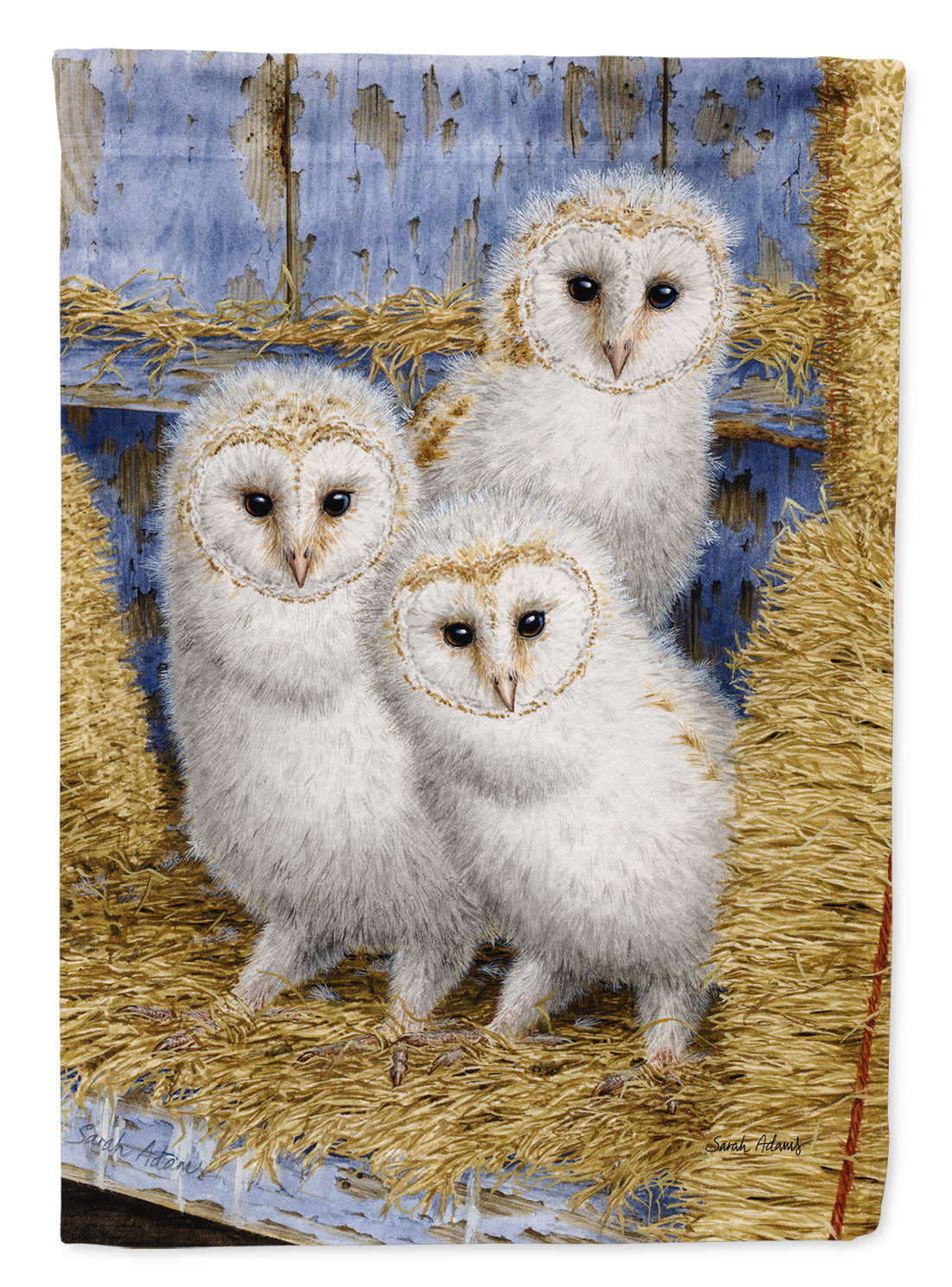 Barn Owl Chicks Garden Flag – Decorative Outdoor Yard Flag ASA2076GF