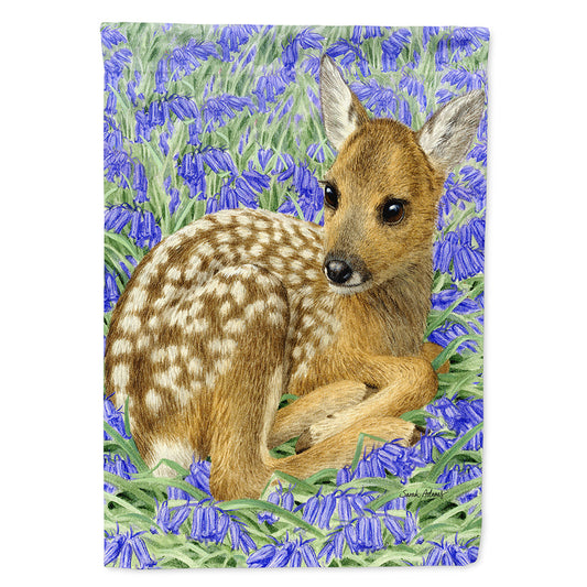 Deer Fawn Flag Canvas House Size ASA2082CHF