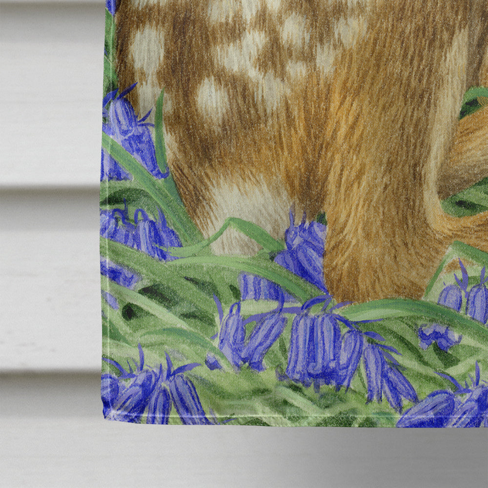 Deer Fawn Flag Canvas House Size ASA2082CHF