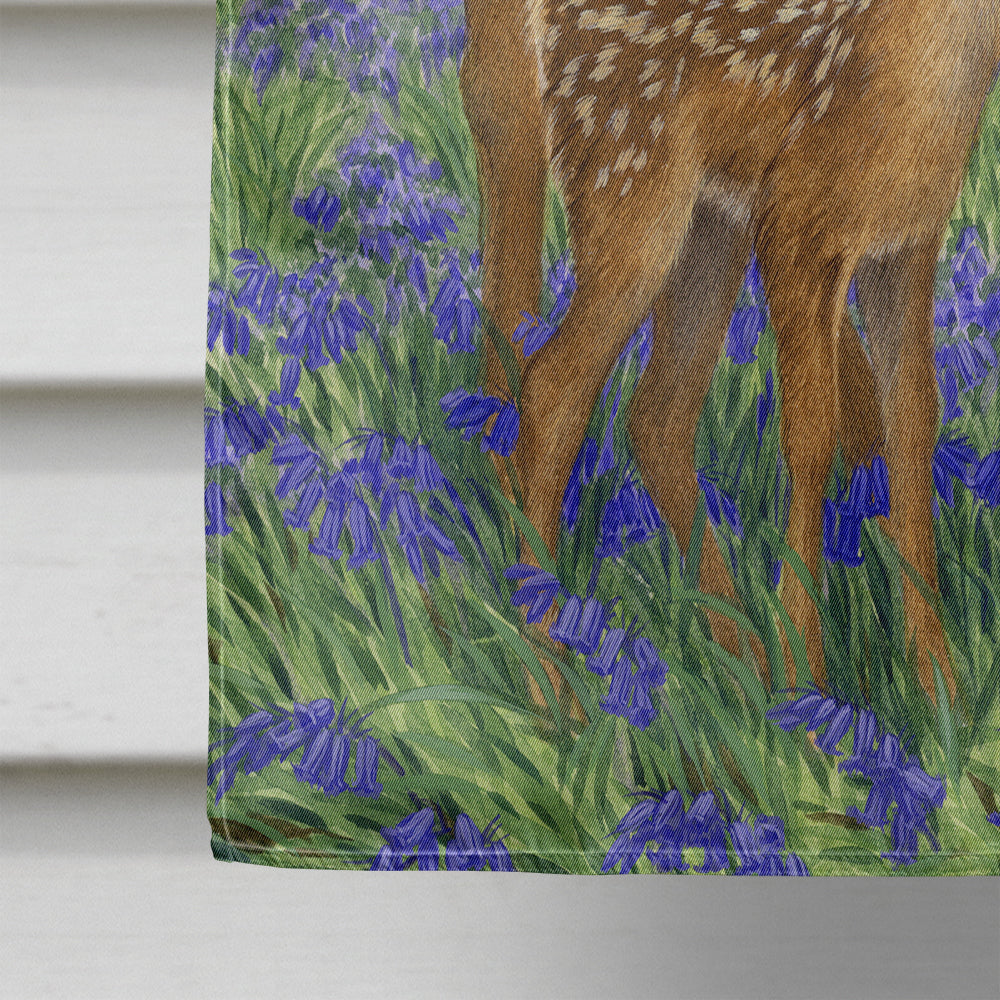 Deer & Fawn Flag Canvas House Size ASA2151CHF