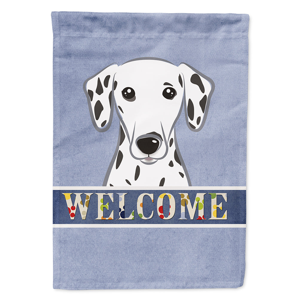 Dalmatian Welcome Flag Canvas House Size BB1396CHF