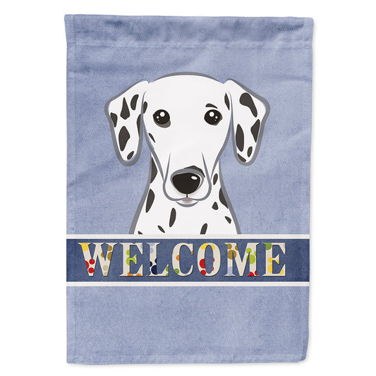 Dalmatian Welcome Flag Canvas House Size BB1396CHF