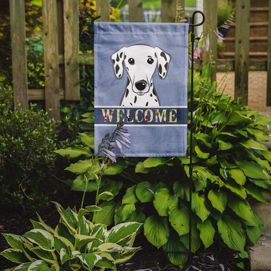 Dalmatian Welcome Garden Flag – Decorative Outdoor Yard Flag BB1396GF