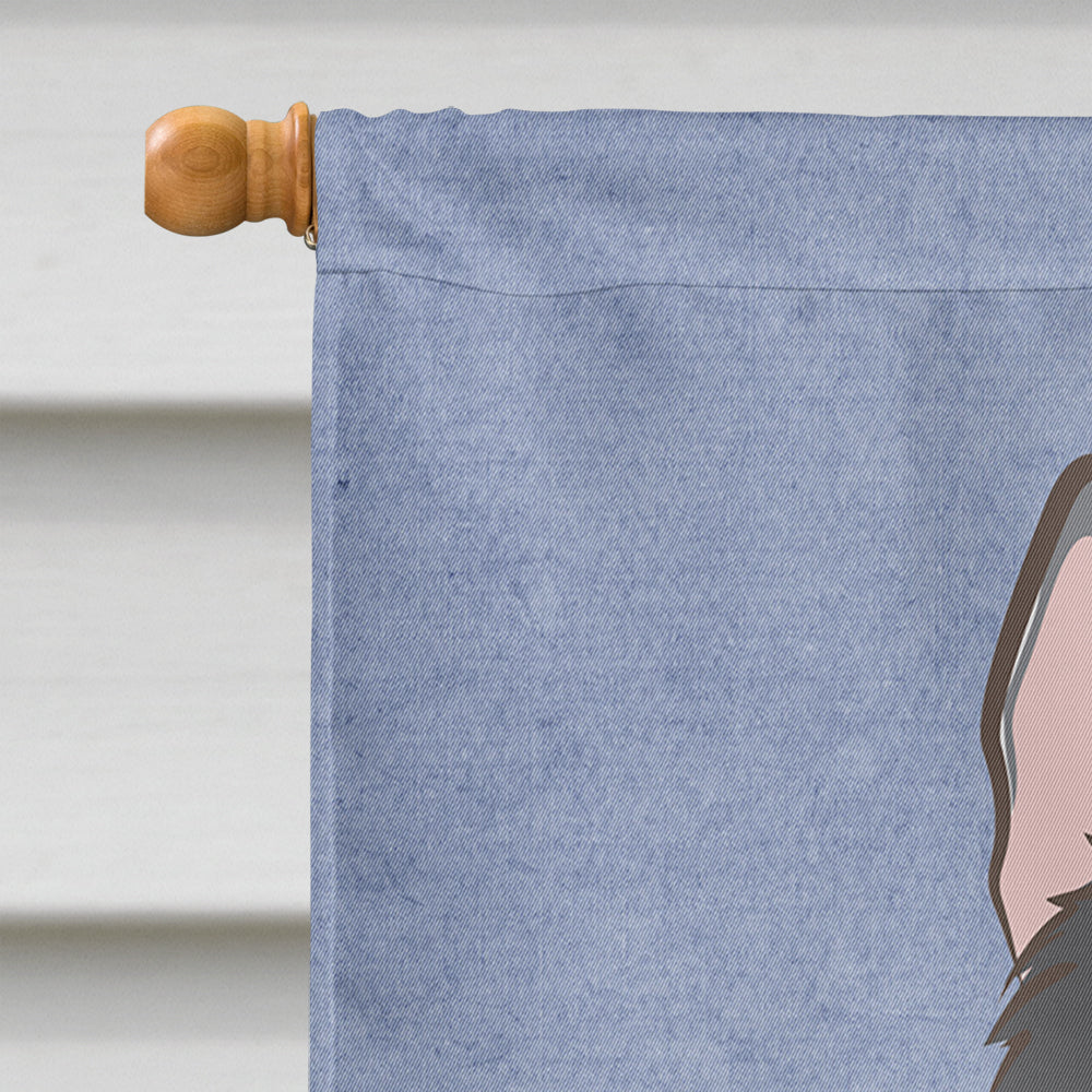 Alaskan Malamute Welcome Flag Canvas House Size BB1404CHF