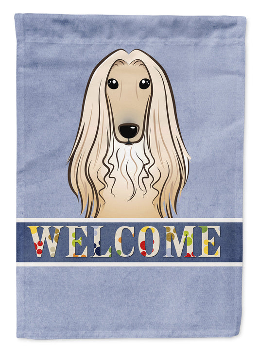 Afghan Hound Welcome Garden Flag – Decorative Outdoor Yard Flag BB1430GF