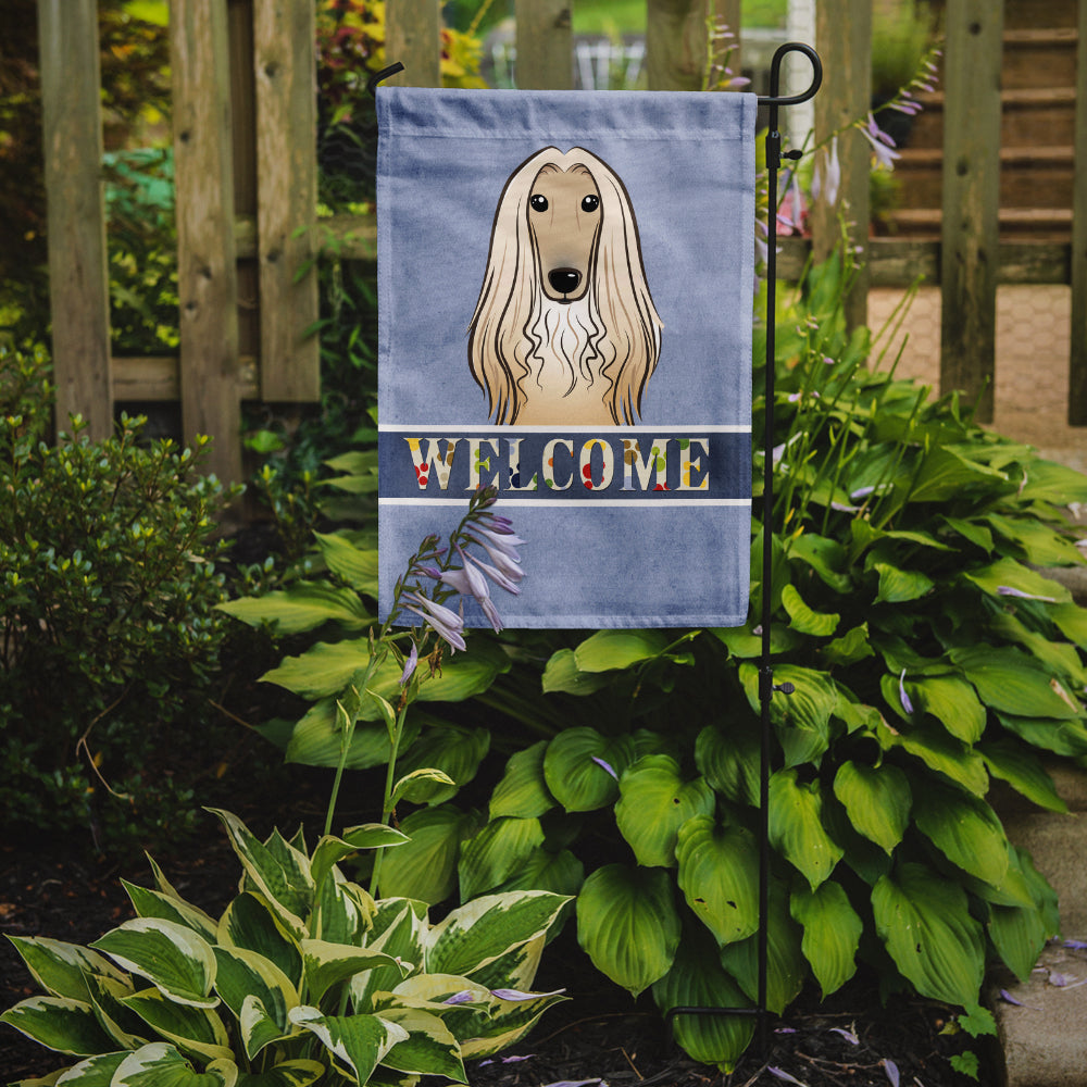 Afghan Hound Welcome Garden Flag – Decorative Outdoor Yard Flag BB1430GF