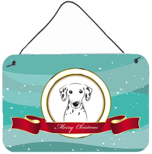 Dalmatian Merry Christmas Wall or Door Hanging Prints BB1520DS812