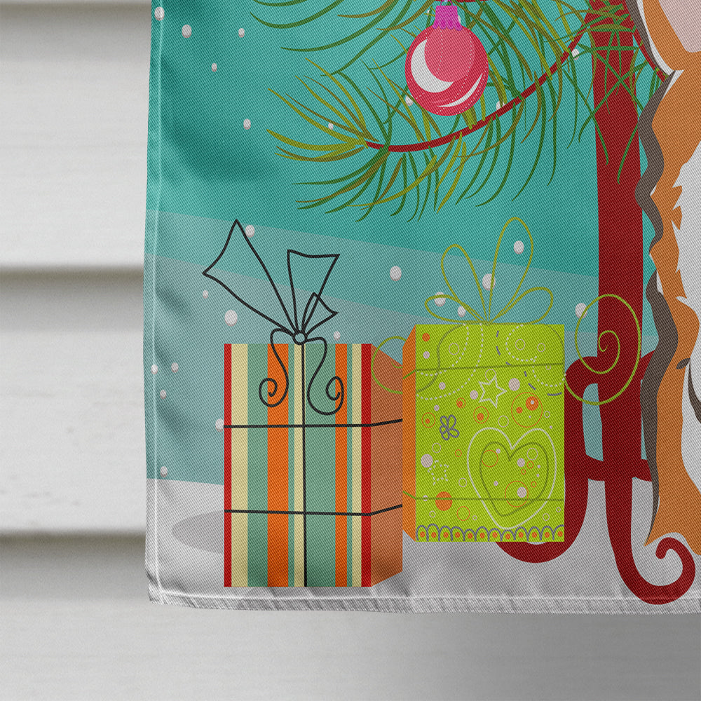 Christmas Tree and Red Corgi Flag Canvas House Size BB1626CHF