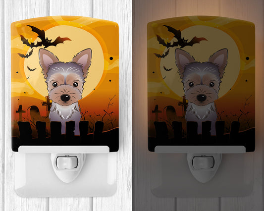 Halloween Yorkie Puppy Ceramic Night Light BB1790CNL