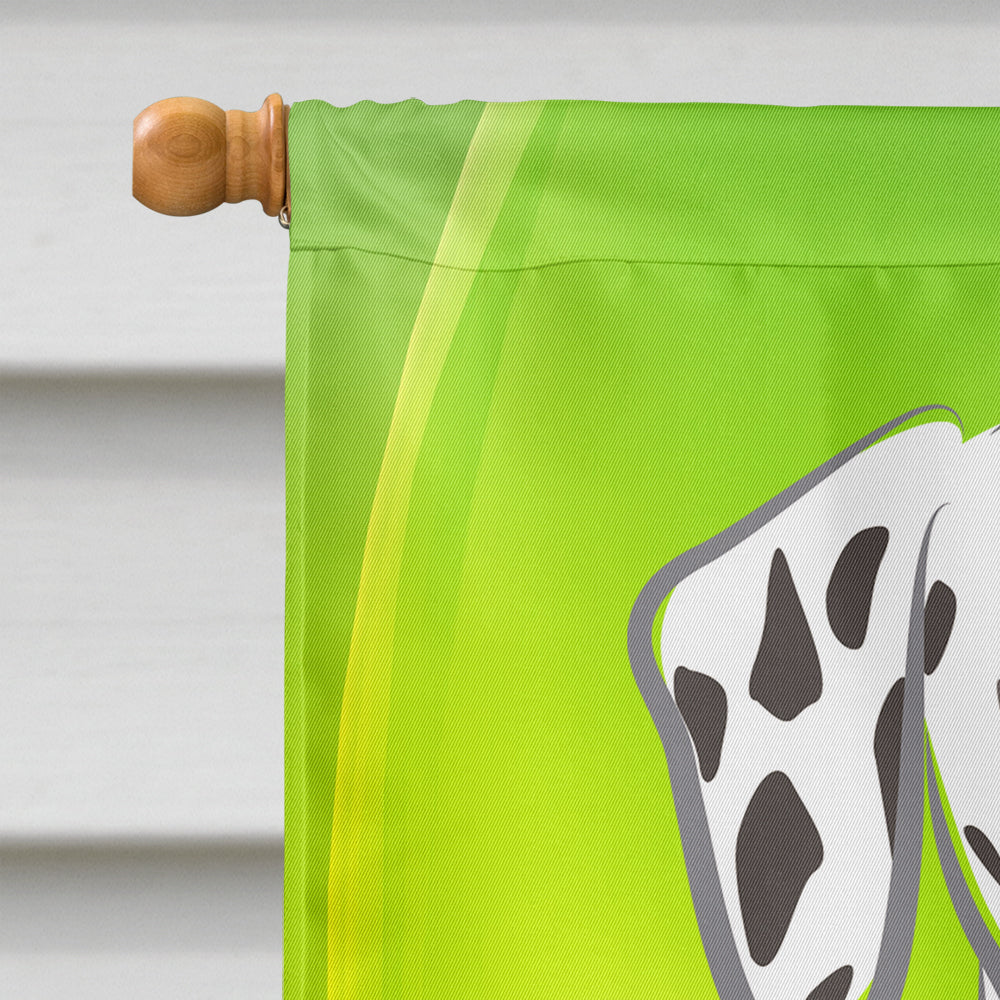 Dalmatian St. Patrick's Day Flag Canvas House Size BB1954CHF